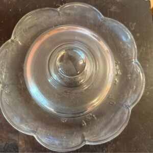 Anchor Hocking Savannah Clear Cheese & Cracker w/Cover 12”